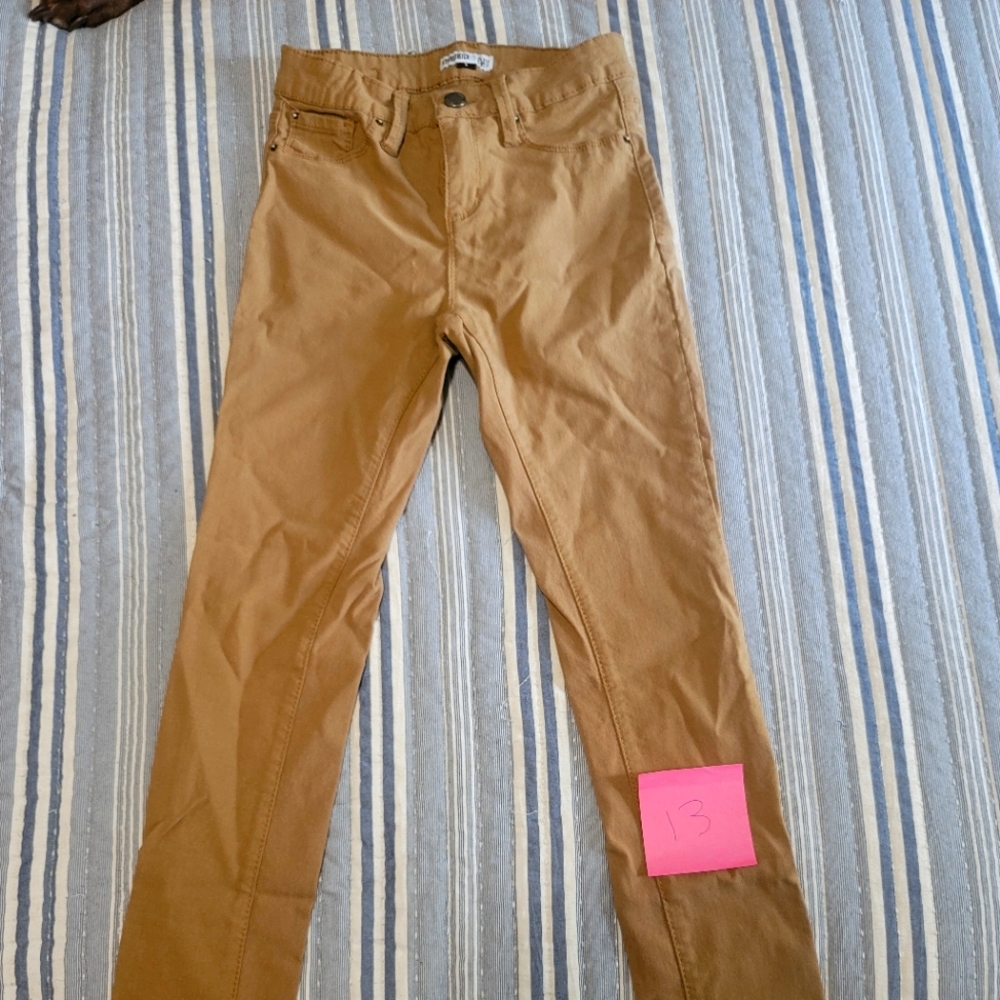 Teen skinny jeans khaki